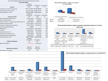 Инфографика исполнения бюджета 2022 год