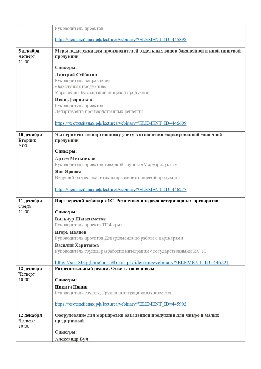 О  проведении  обучающих дистанционных мероприятий в декабре 2024
